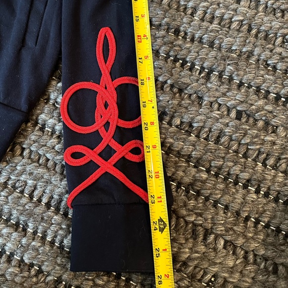 Ralph Lauren Purple Label Uniform Embellished Full Zip - Picture 8 of 9